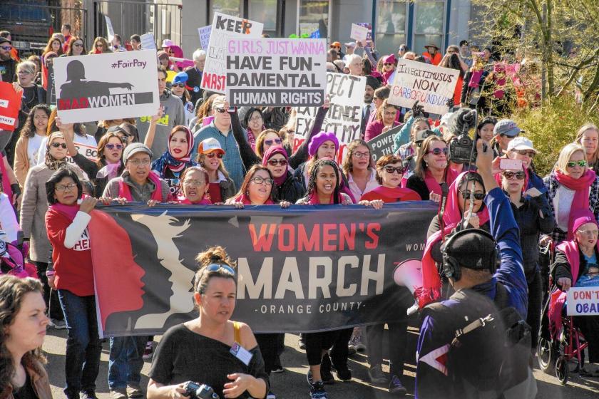 Mailbag: March for Women and equality on Jan. 18 in Santa Ana